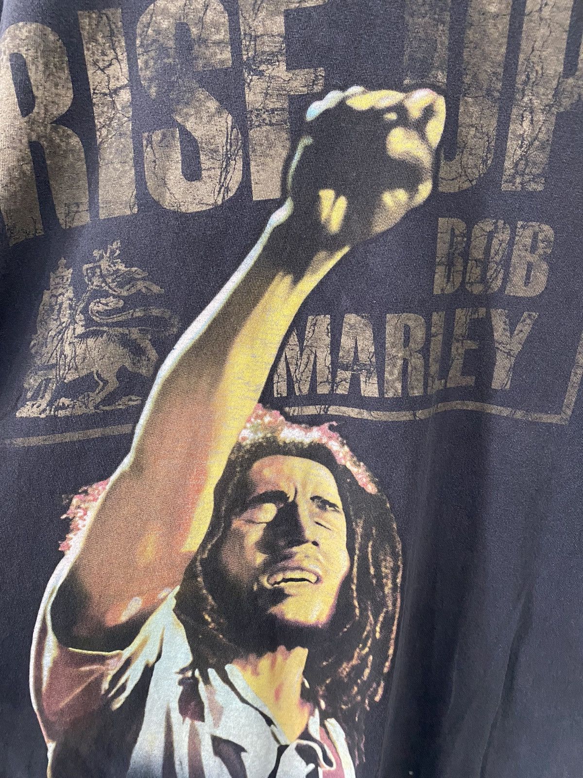 Band Tees ✅ BOB MARLEY reggae rasta Rise up tee shirt Size US XL / EU 56 / 4 - 2 Thumbnail