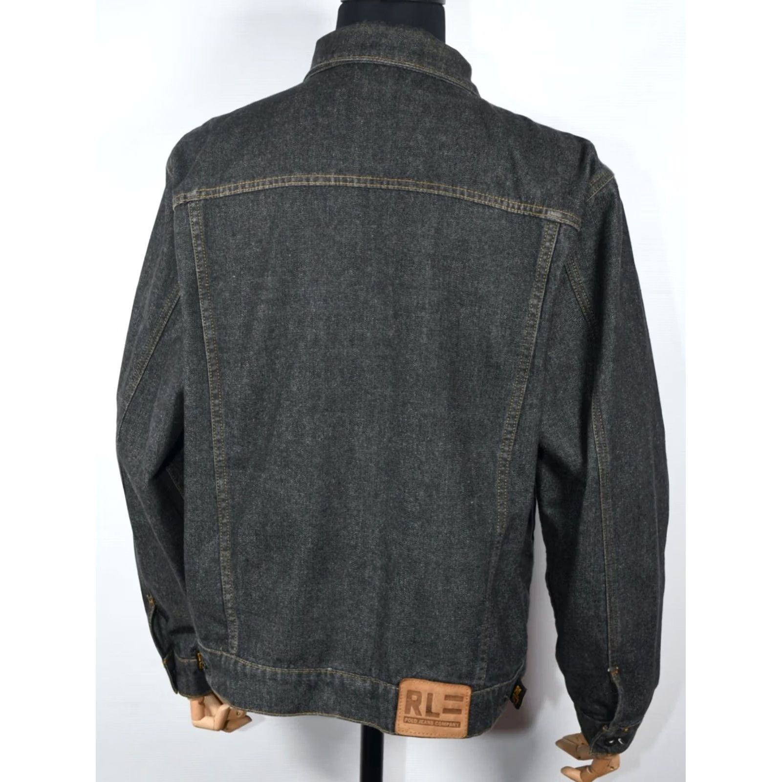 Polo Ralph Lauren Polo Jeans Ralph Lauren RL67 Basic Jean Jacket Men's L Black Size US L / EU 52-54 / 3 - 5 Thumbnail