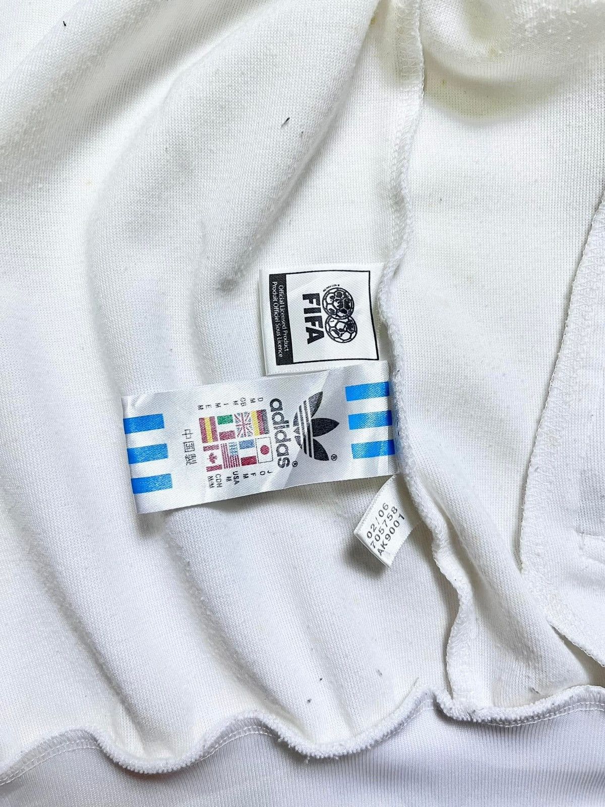 Adidas VTG adidas Track Jacket FIFA USA White Size US S / EU 44-46 / 1 - 9 Thumbnail