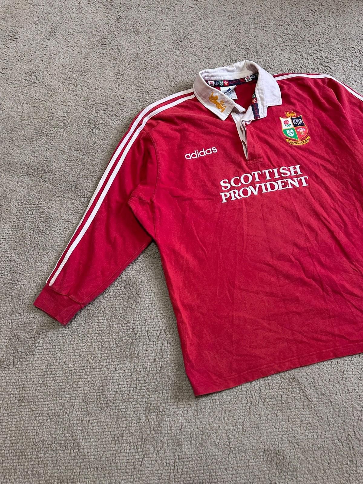 Adidas Vintage 1997 British & Irish Lions rugby shirt Sz M Size US M / EU 48-50 / 2 - 2 Thumbnail