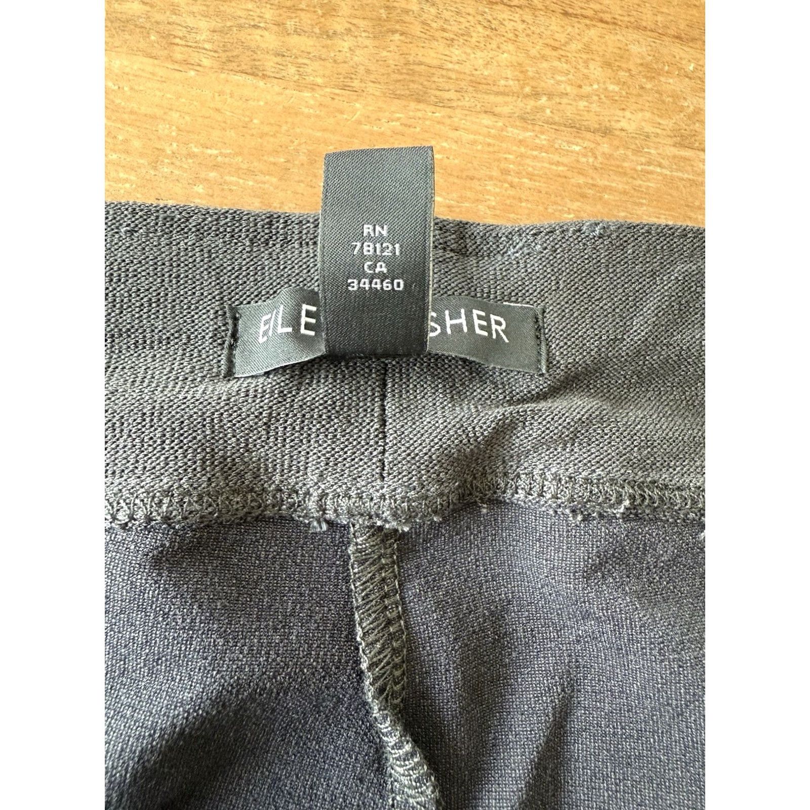 Eileen Fisher Eileen Fisher Washable Stretch Crepe Pull On Ankle Pants Womens 3X Gray USA Size 40" / US 18 - 5 Thumbnail
