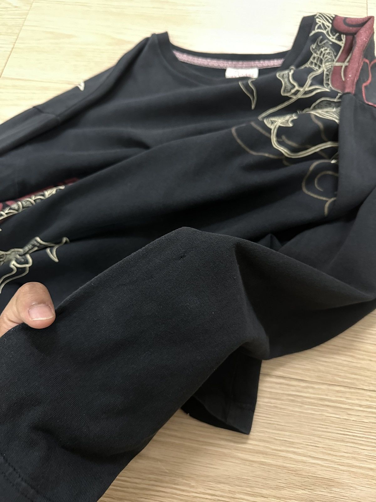 Rare Beautiful Strange Heaven Dragon Sukajan Design L/S Tee