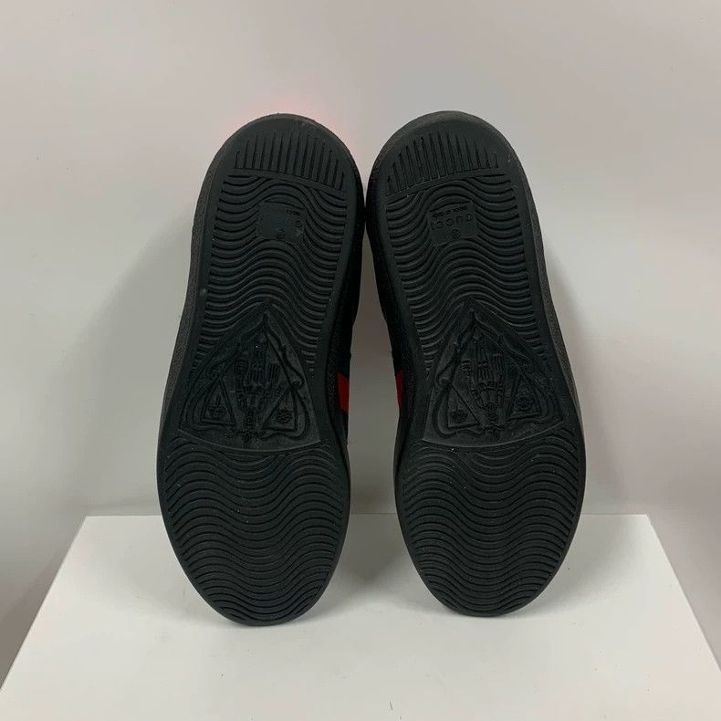 Gucci Gucci Black Bee Sneakers Size 8-2505 Size US 7.5 / IT 37.5 - 7 Thumbnail