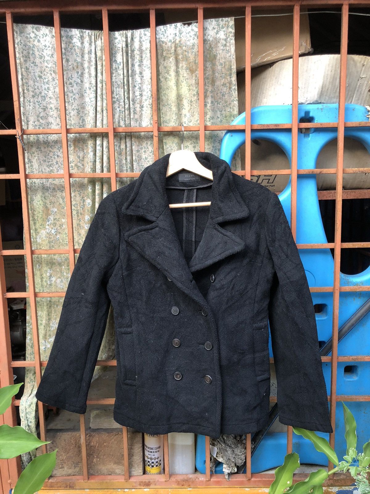 Designer × Homme + Femme La 00443 France Homme PeaCoat Jacket Women Size S / US 4 / IT 40 - 1 Thumbnail