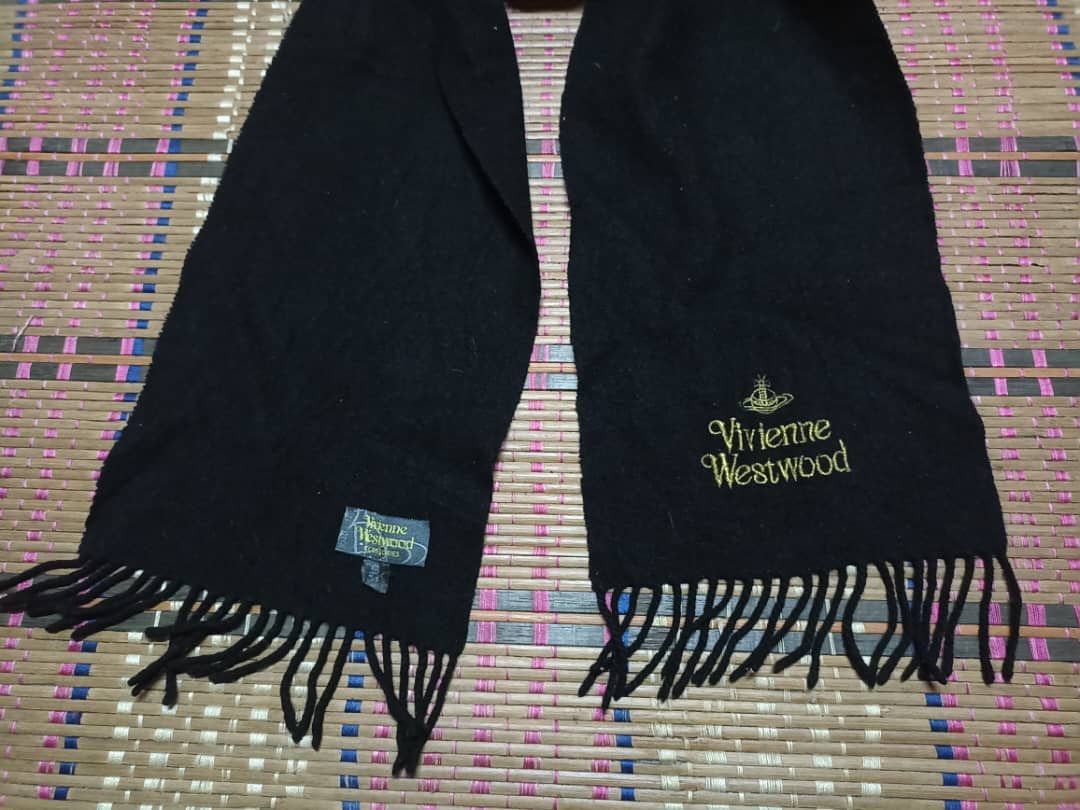 Vivienne Westwood 🔥 BINDING🔥Vivienne Westwood wool Scarf/Muffler/neckwear Size ONE SIZE - 3 Thumbnail