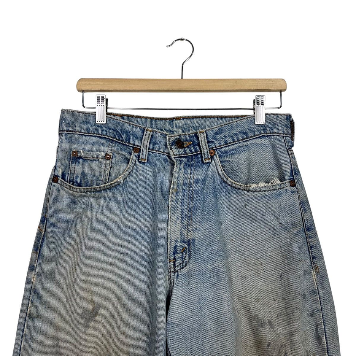 Levi's Vintage Y2k Levis Distressed Denim Jeans Size US 30 / EU 46 - 2 Thumbnail