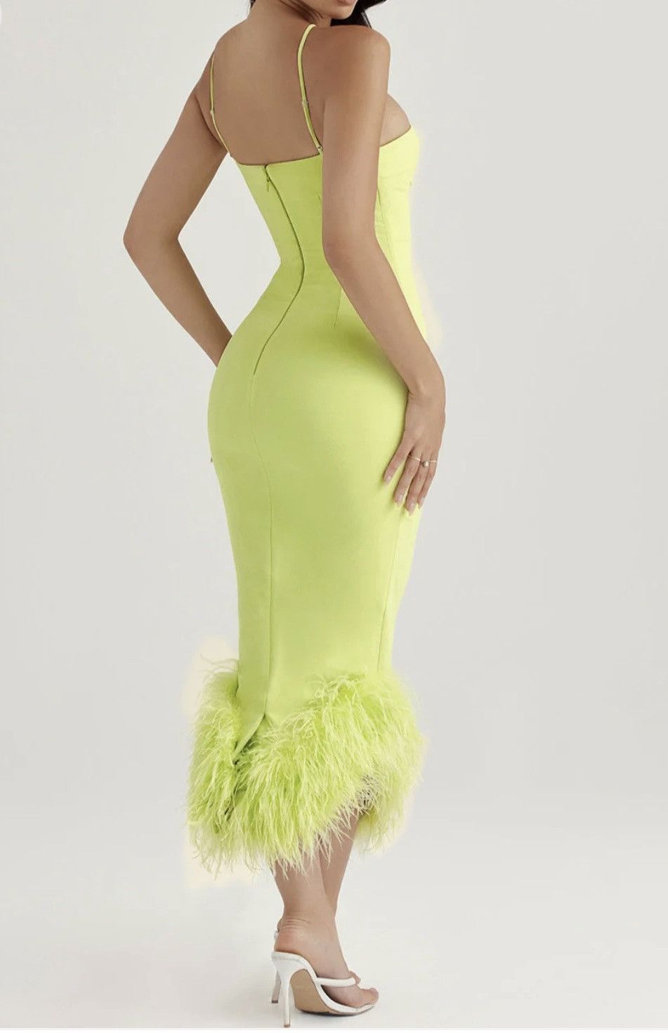 House of CB House of CB Neon Yellow Maxi Dress Size XS / US 0-2 / IT 36-38 - 2 Thumbnail