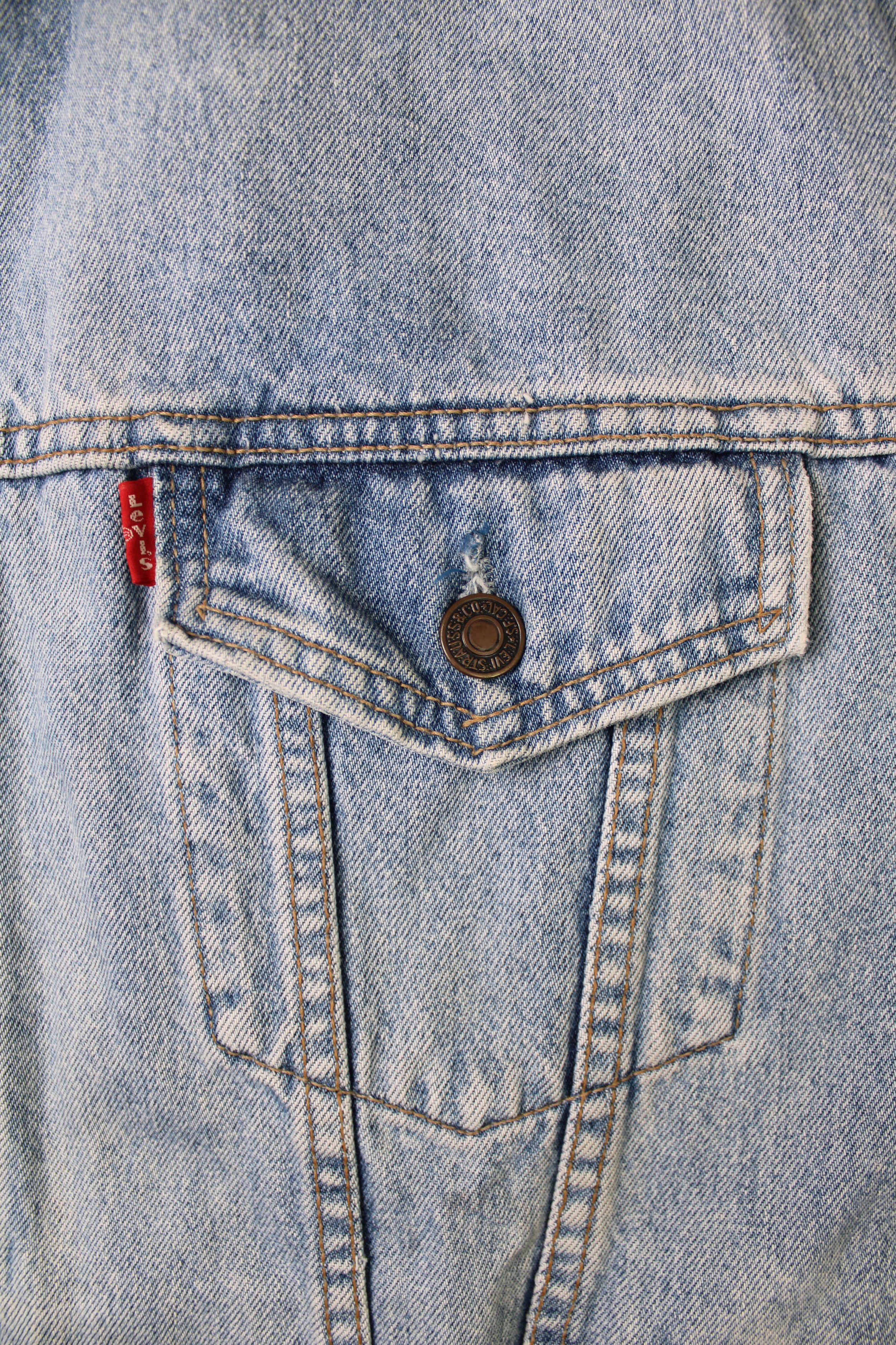 Levi's Levis Vintage Denim Trucker Jacket 1980S Vtg XL Size US XL / EU 56 / 4 - 4 Thumbnail