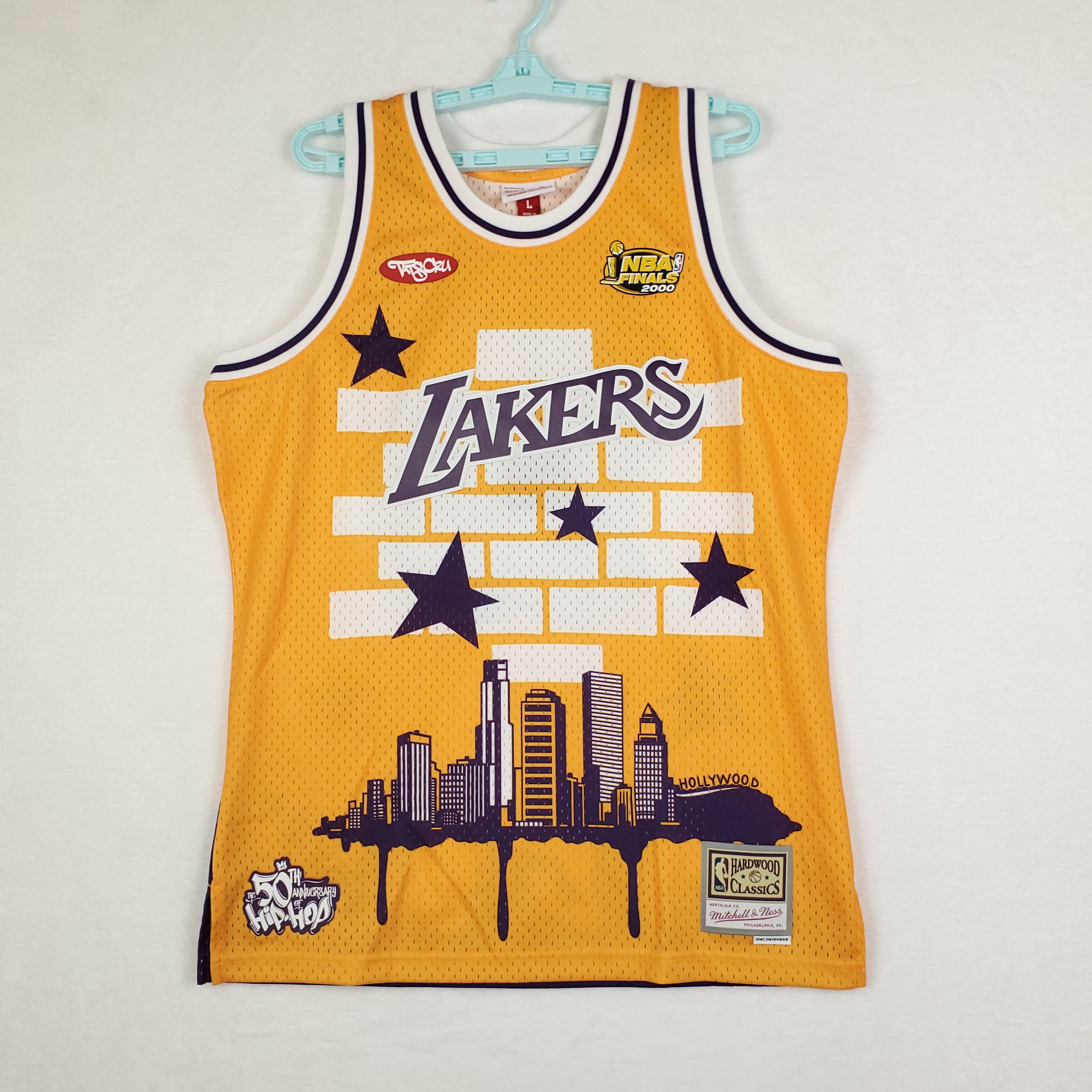 Mitchell & Ness LA Lakers Tats Cru Mitchell & Ness NBA Jersey Large Size US L / EU 52-54 / 3 - 2 Thumbnail