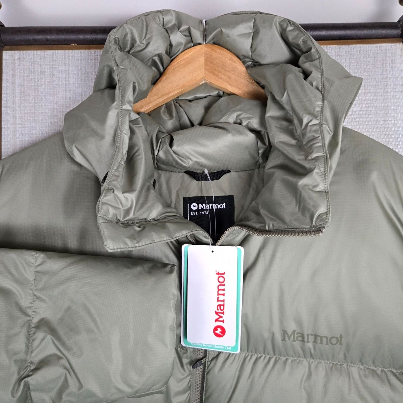 Marmot MARMOT 700 Down Full Zip Hooded Jacket Green 3XT 3XL Tall Mens Winter Coat Winter Gear Size US XXL / EU 58 / 5 - 7 Thumbnail