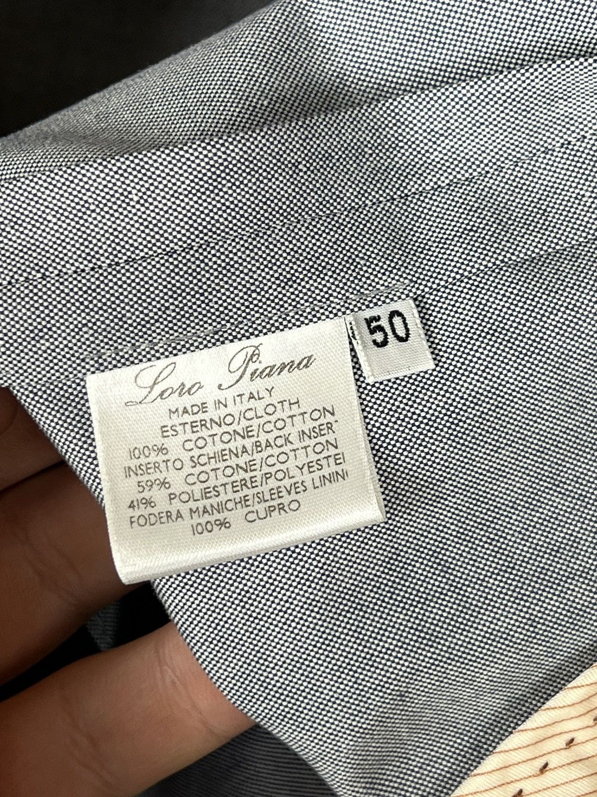 Designer × Loro Piana Loro Piana cotton leather daily blazer size 50 made in italy Size 50S - 14 Thumbnail