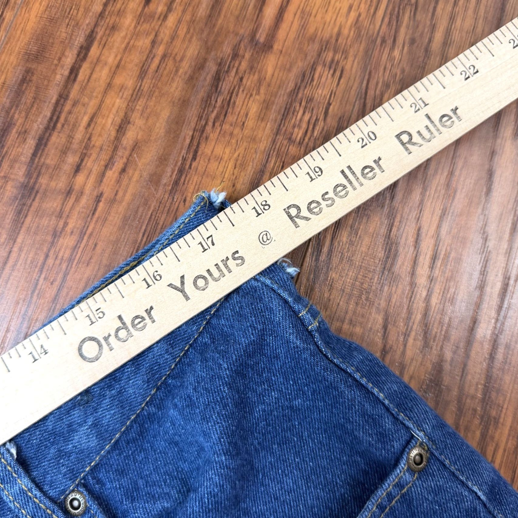 Denime RedHead Jeans Mens 36 Brush Guard Briar Field Suspender Buttons Hunting Denim Shirt? Size US 34 / EU 50 - 5 Thumbnail