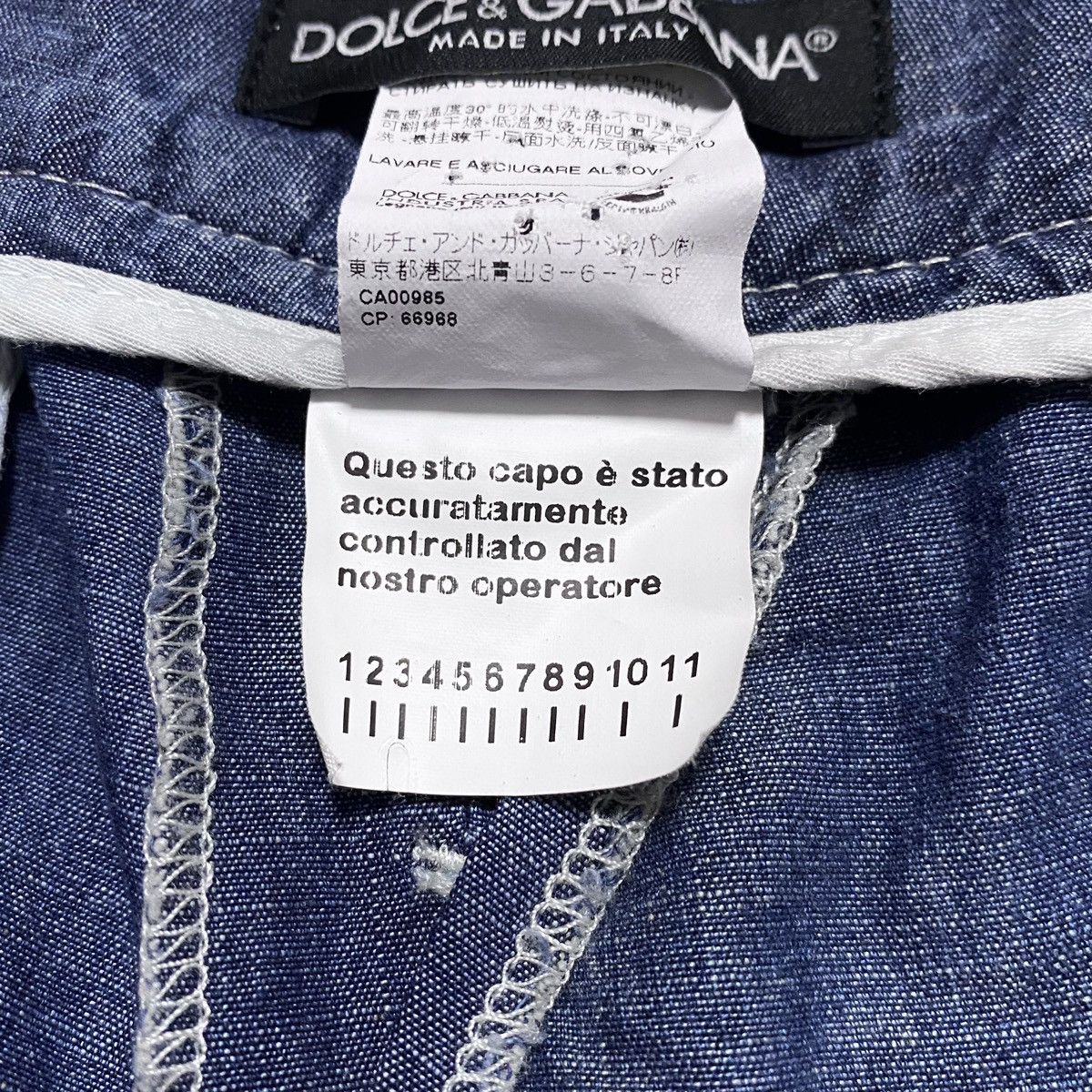 Dolce & Gabbana Dolce & Gabbana Washed Blue Distressed Jeans Shorts Size US 34 / EU 50 - 18 Thumbnail