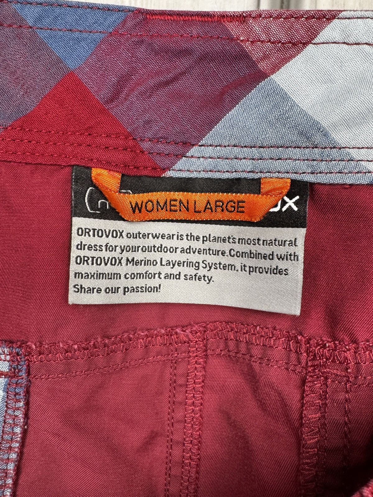 ORTOVOX Ortovox Corvara Red Burgundy Outdoor Women’s Pants L Size 30" / US 8 / IT 44 - 8 Thumbnail
