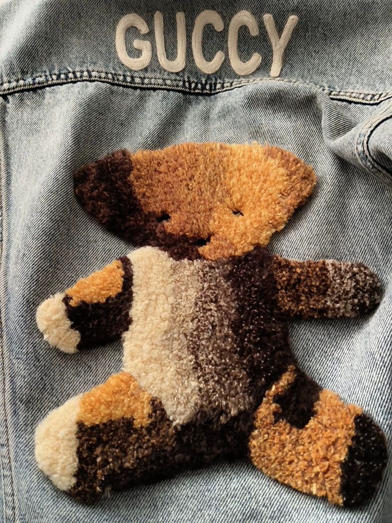 Gucci Gucci Bear plush embroidered denim jacket 2502-Nextarrow Size US S / EU 44-46 / 1 - 3 Thumbnail
