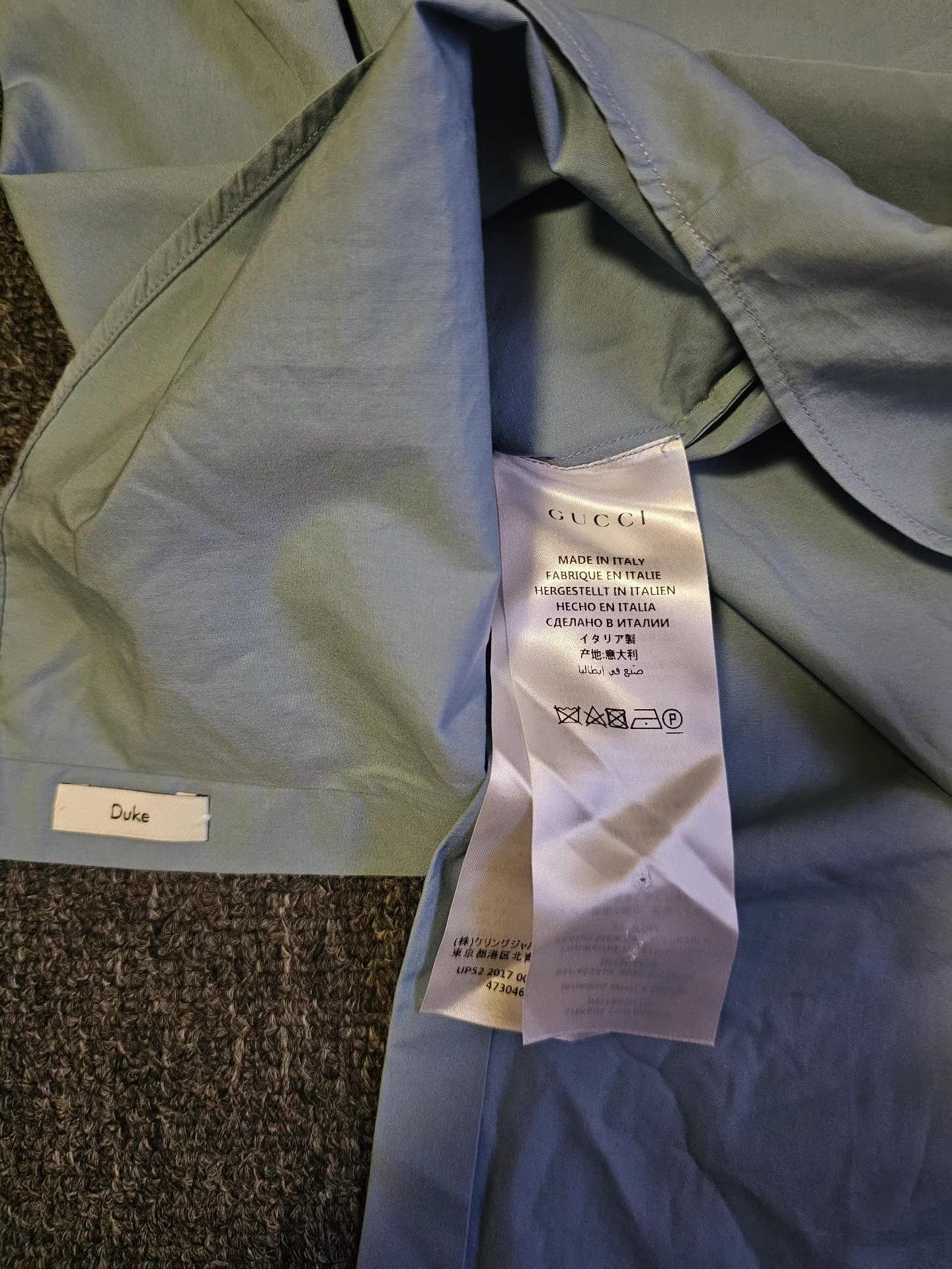 Gucci Gucci Epaulet Shirt, Size US M / EU 48-50 / 2 - 5 Thumbnail