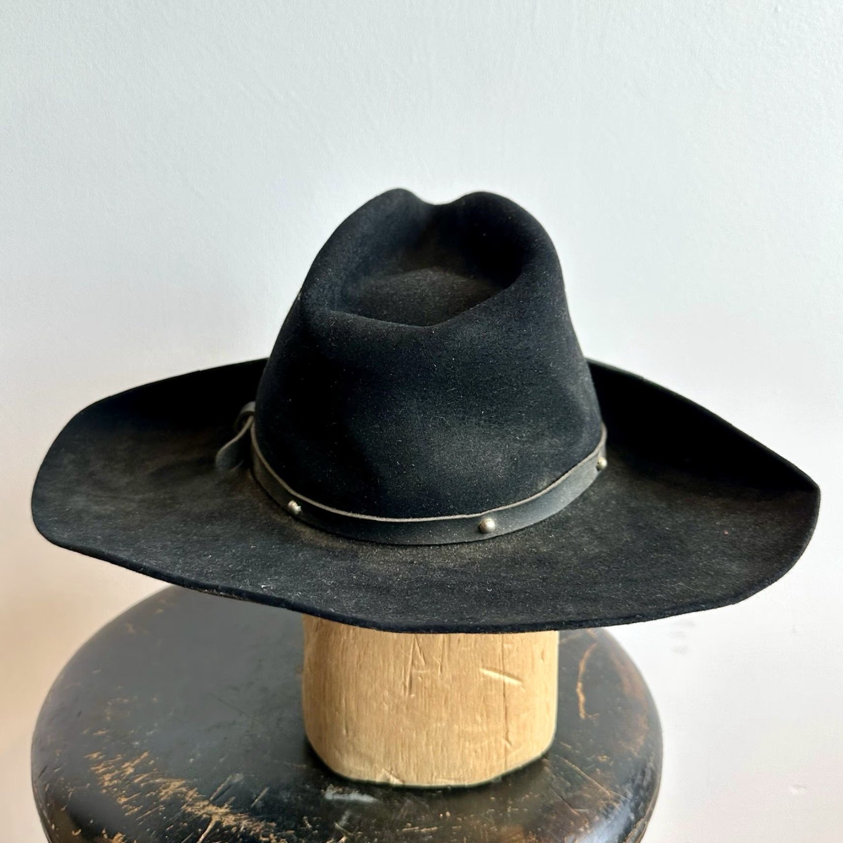 Stetson VINTAGE Stetson Cowboy Hat Beaver Fur Fur Beaver HaT Size 7 1/8 Mens Womens Boys Girls Size ONE SIZE - 5 Thumbnail