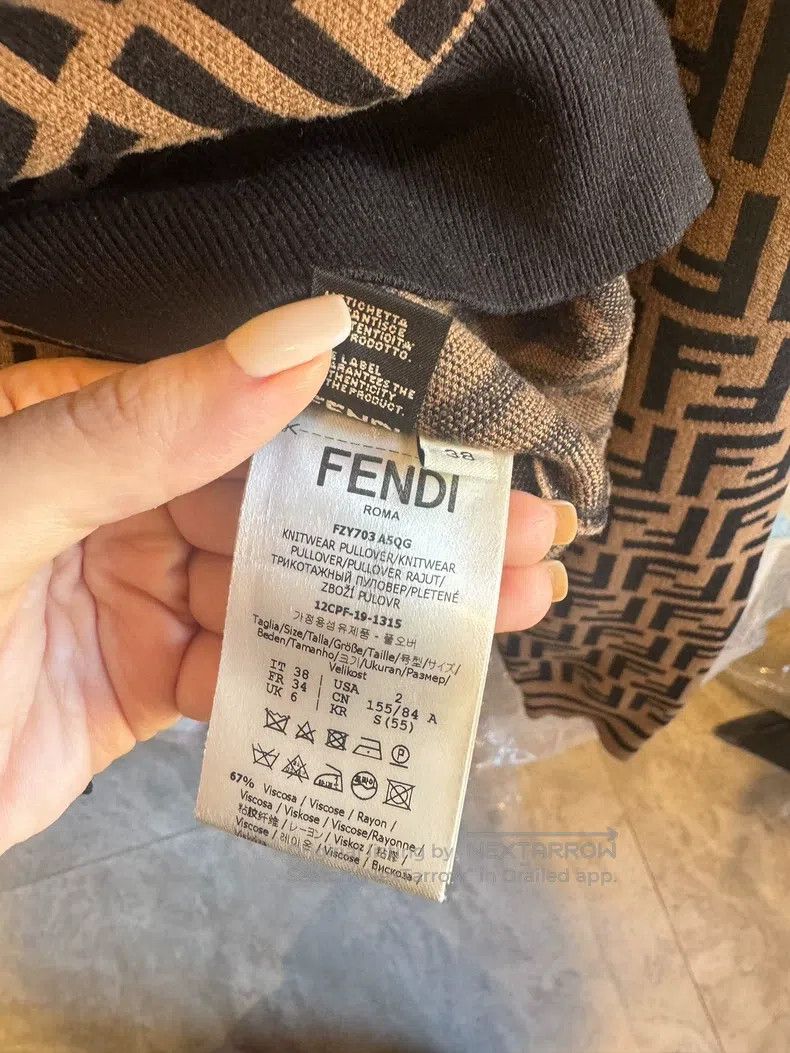 Fendi Fendi Knitted Top Size XS / US 0-2 / IT 36-38 - 4 Thumbnail
