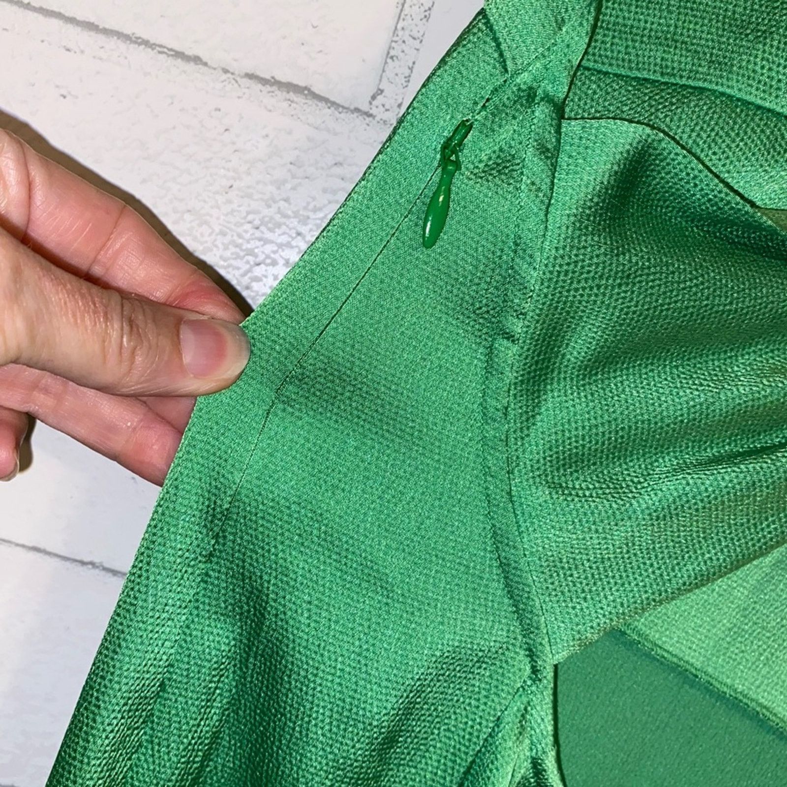 Samsoe Samsoe SAMSOE SAMSOE Garmentory $250 Cillia Green Satin Dress XS Size XS / US 0-2 / IT 36-38 - 10 Thumbnail