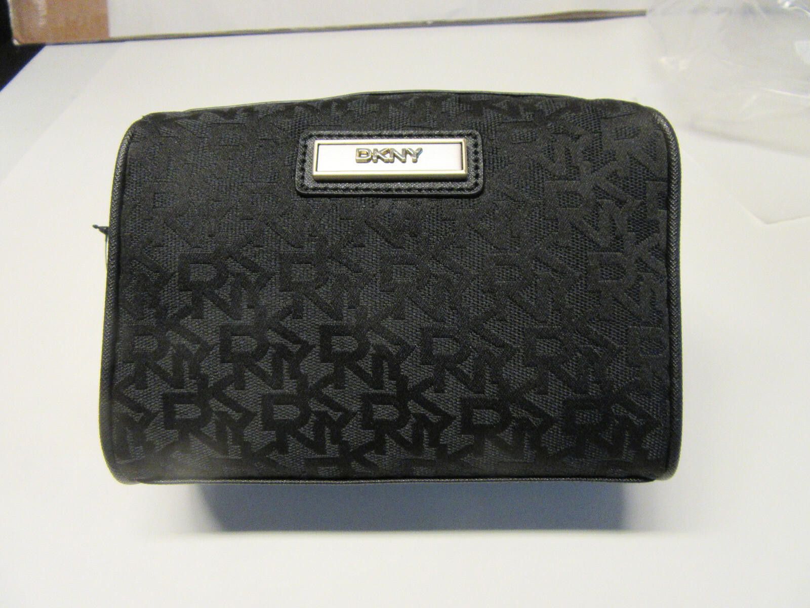 DKNY DKNY SLGS-Heritage Cosmetic Bag with Saffiano Leather Size ONE SIZE - 3 Thumbnail