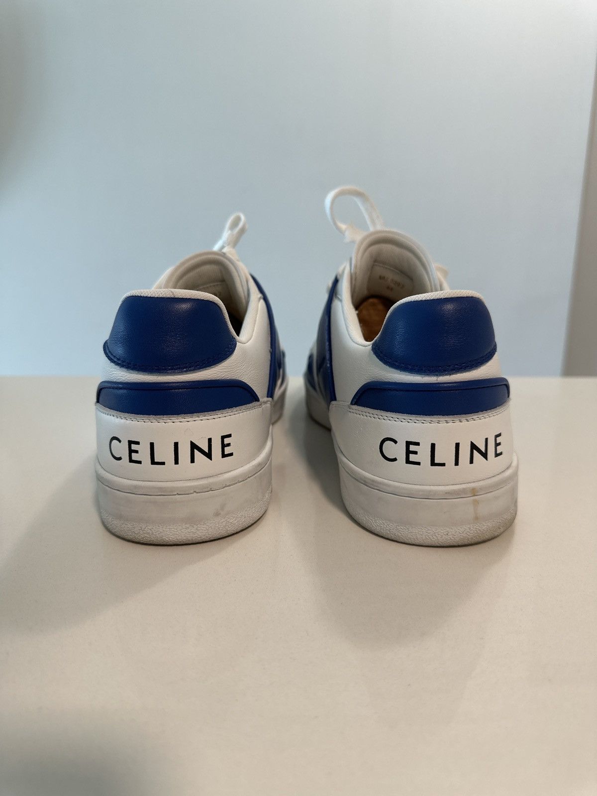 Celine White/Blue Celine CT-04 - Worn once Size US 11 / EU 44 - 2 Thumbnail