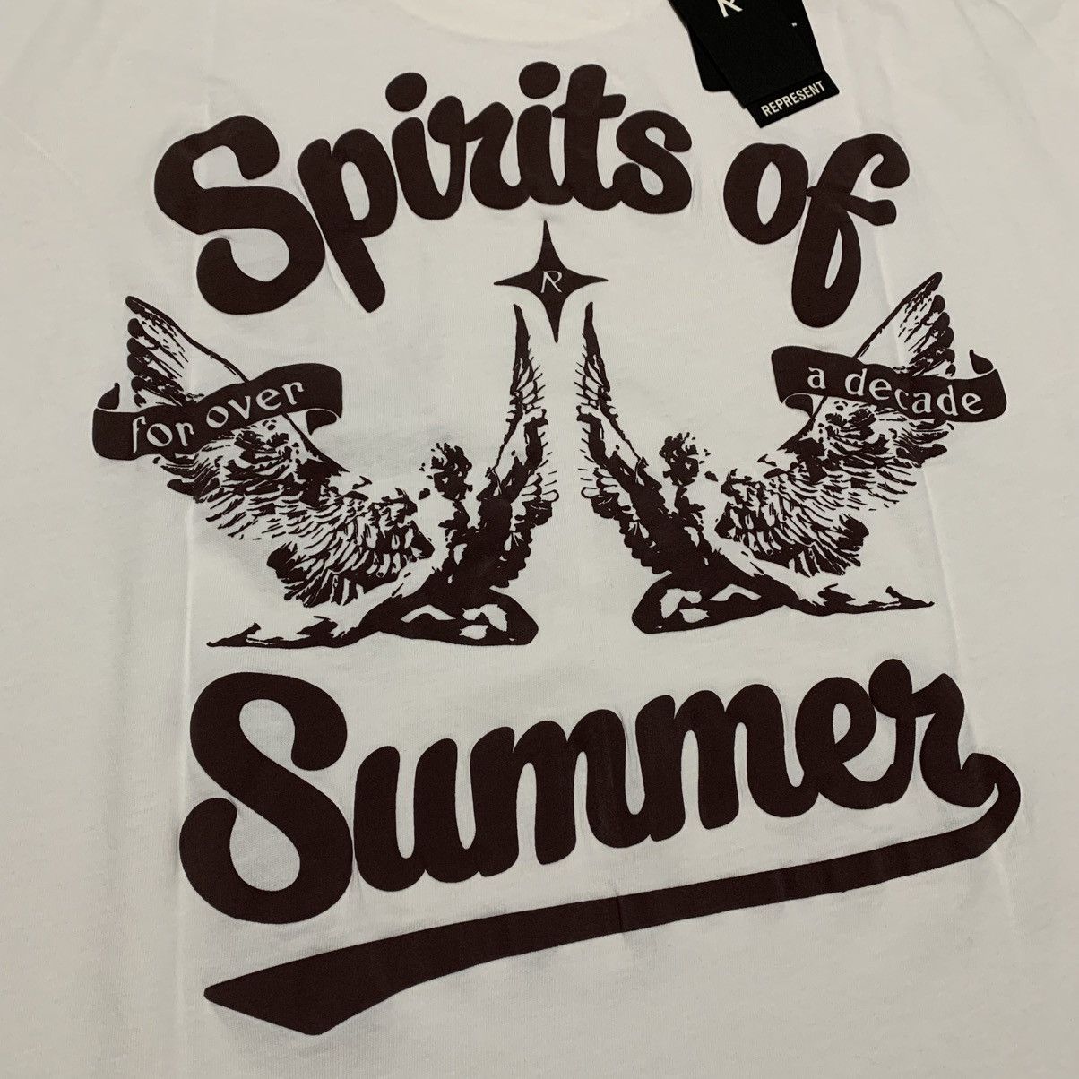 Represent Clo. Represent Large Spirits Of Summer Flat White Tee Size US L / EU 52-54 / 3 - 3 Thumbnail