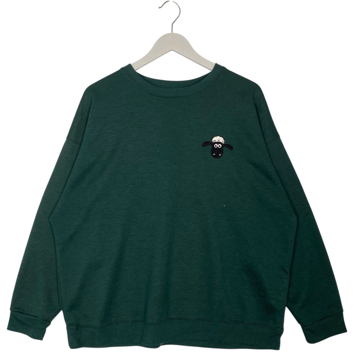Vintage Vintage Shaun The Sheep Embroidered Crewneck Green Size XL Size US XL / EU 56 / 4 - 1 Thumbnail