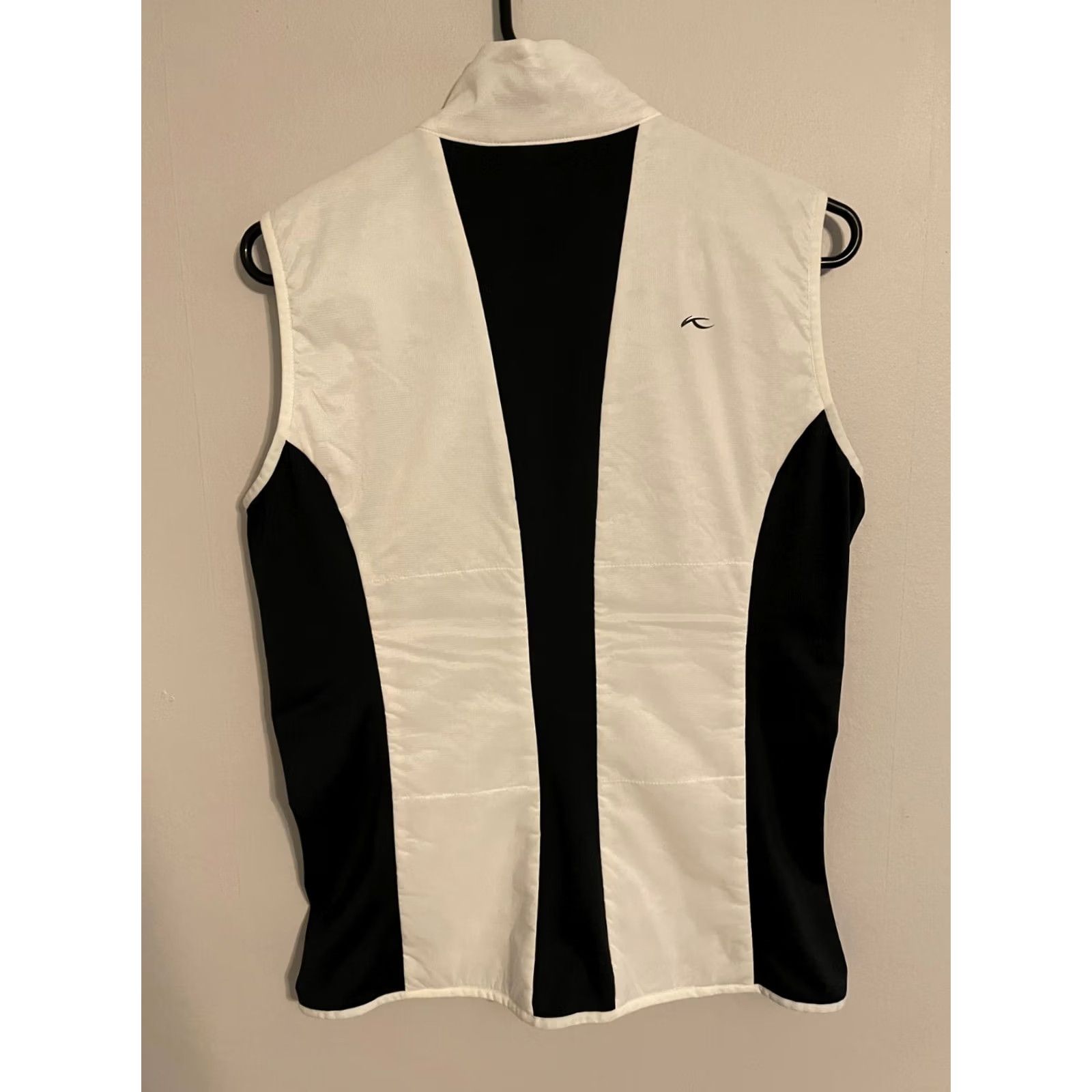 KJUS KJUS Vest Women's M 38 White Black Bellerive St Louis MO Full Zip Golf Jacket Size M / US 6-8 / IT 42-44 - 4 Thumbnail