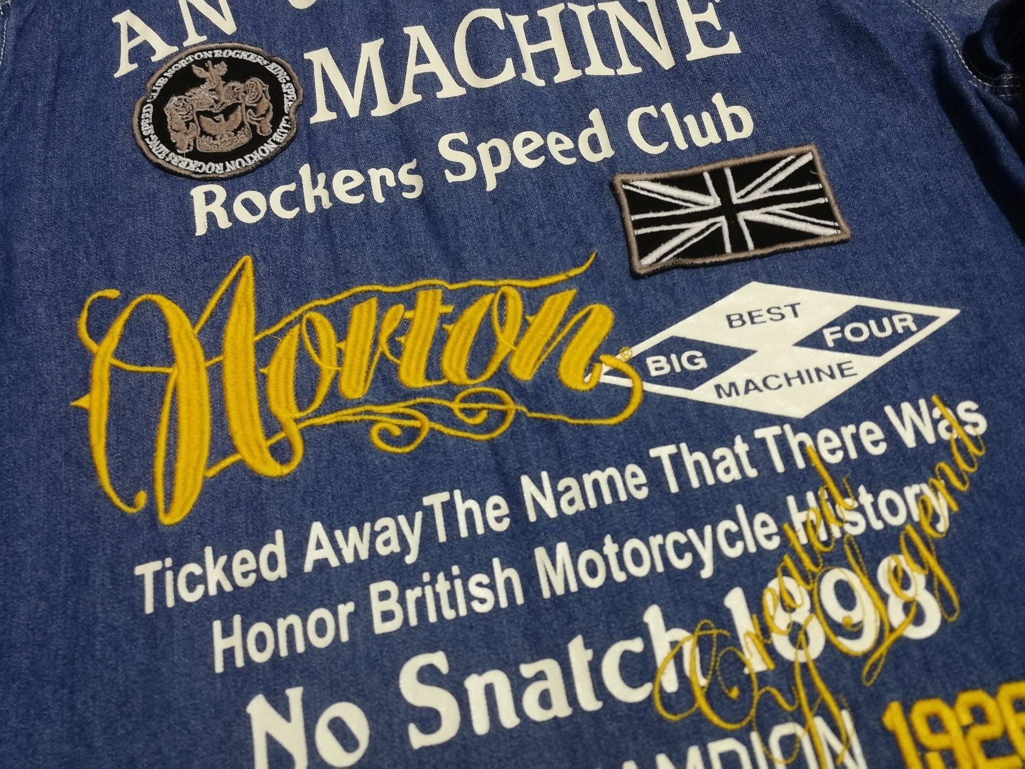 Norton Norton Motorcycle denim button up M Size US M / EU 48-50 / 2 - 7 Thumbnail