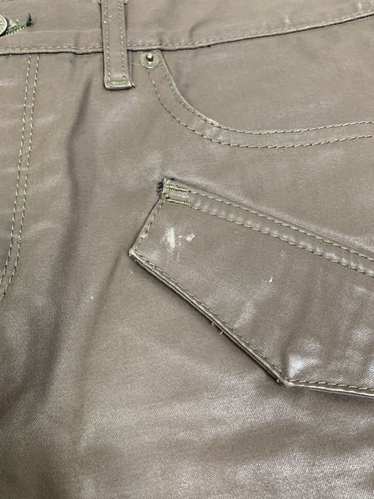 Moschino Moschino Archive Y2K Coated Pants Levi’s Engineered Vibe Size US 31 - 13 Thumbnail
