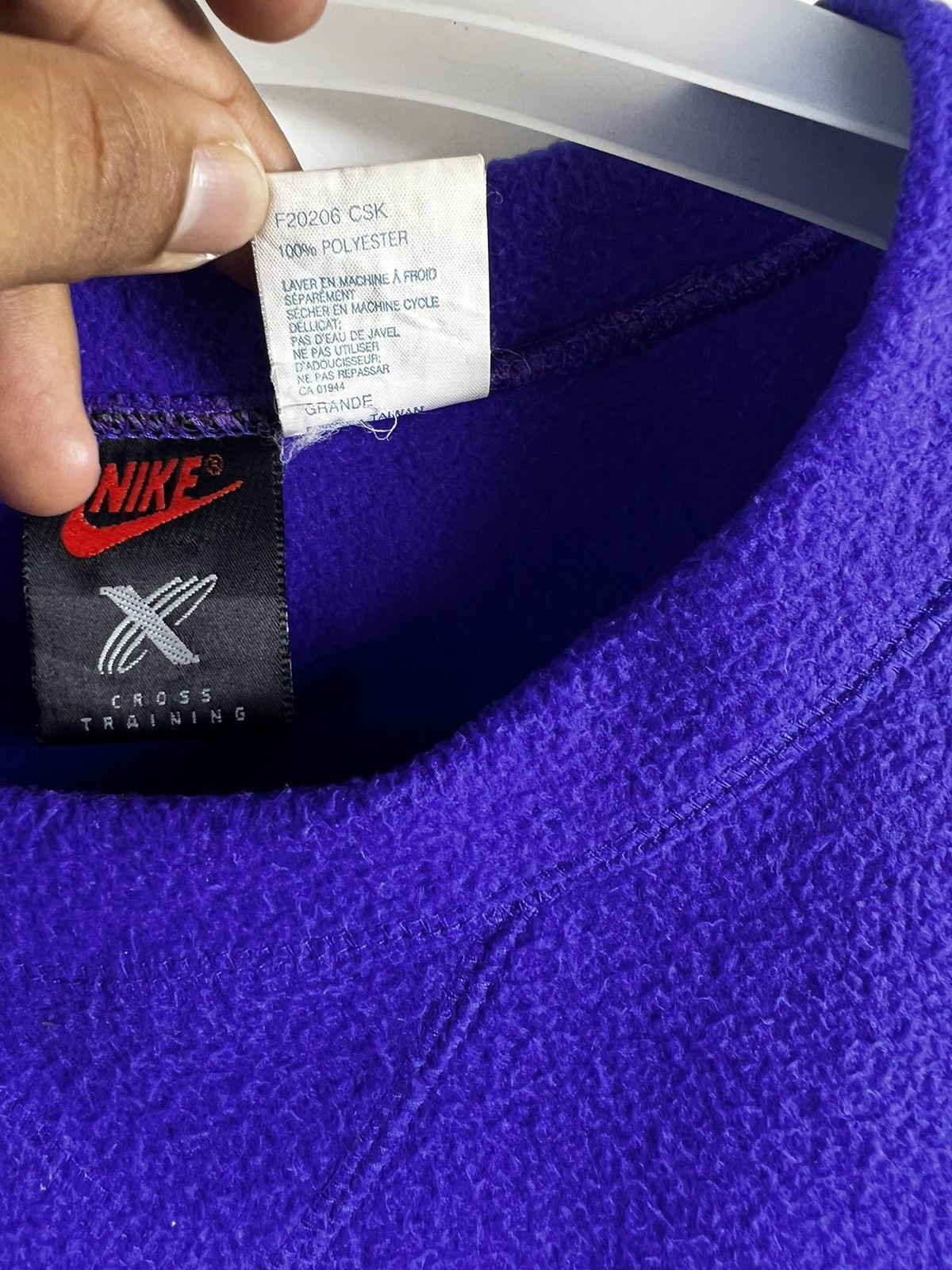 Nike 🔥 Vintage 90's Nike X Cross Training fleece Sweatshirt - L Size US L / EU 52-54 / 3 - 6 Thumbnail