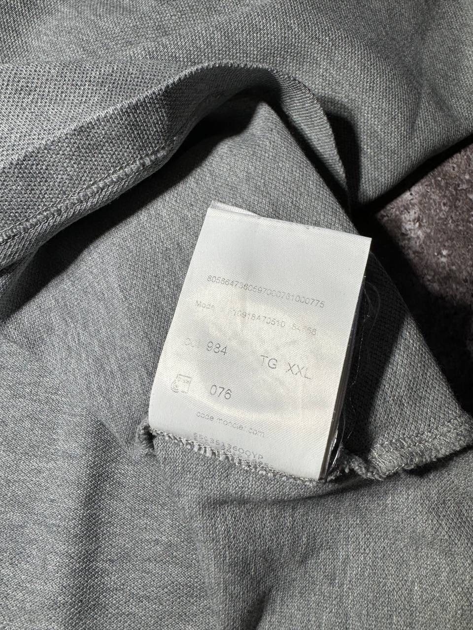 Moncler Moncler Basic Polo T-shirt Gray Collared Size US L / EU 52-54 / 3 - 12 Thumbnail