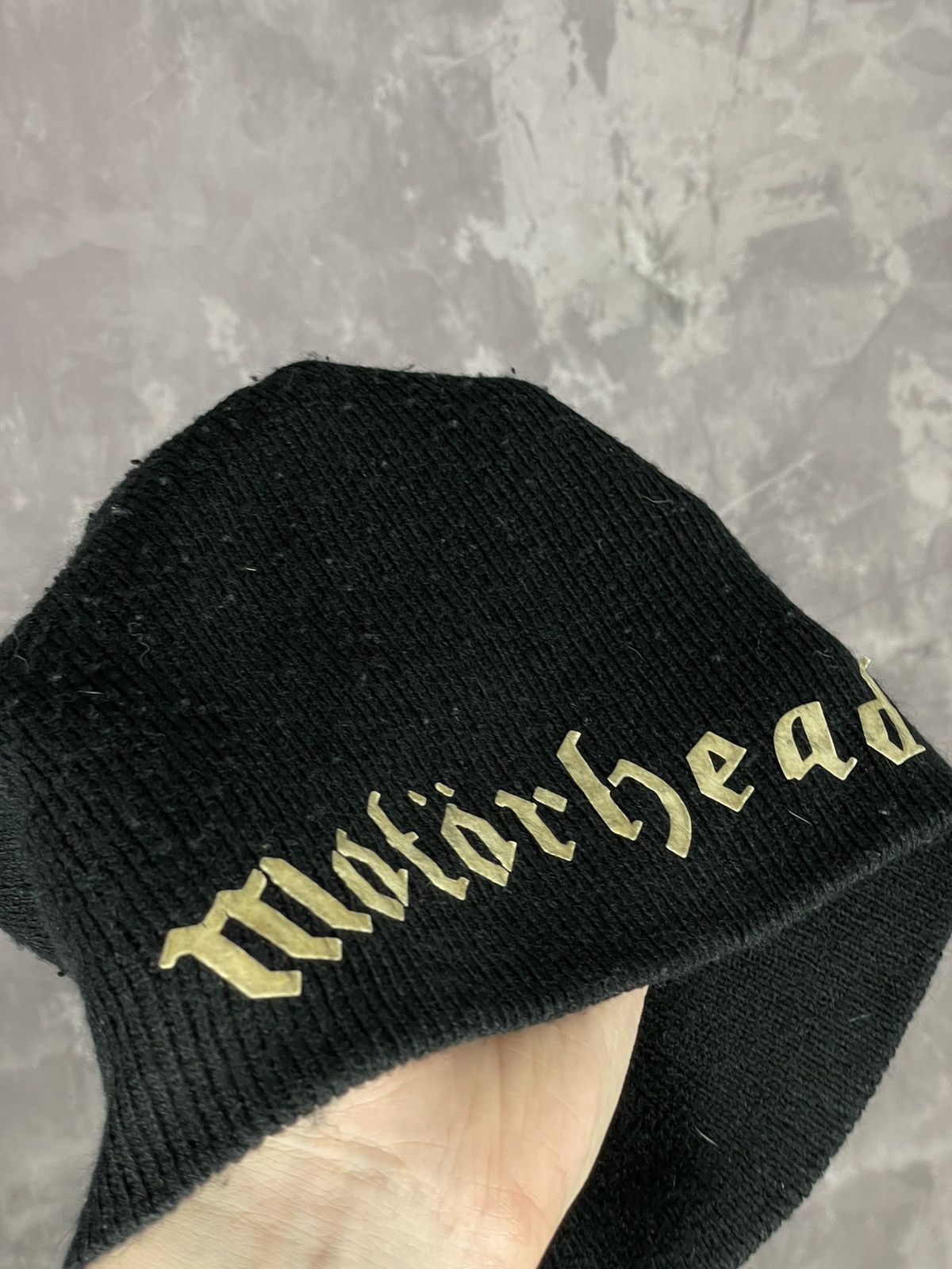Band Tees × Vintage Vintage Y2K Motorhead Band Metal Rock Beanie Hat Rare CW Size ONE SIZE - 4 Thumbnail