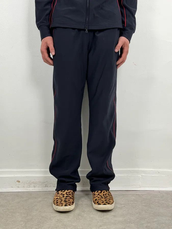 Prada 2000s Prada Navy Contrast Red Stripe Tracksuit Set Size US 33 - 8 Thumbnail