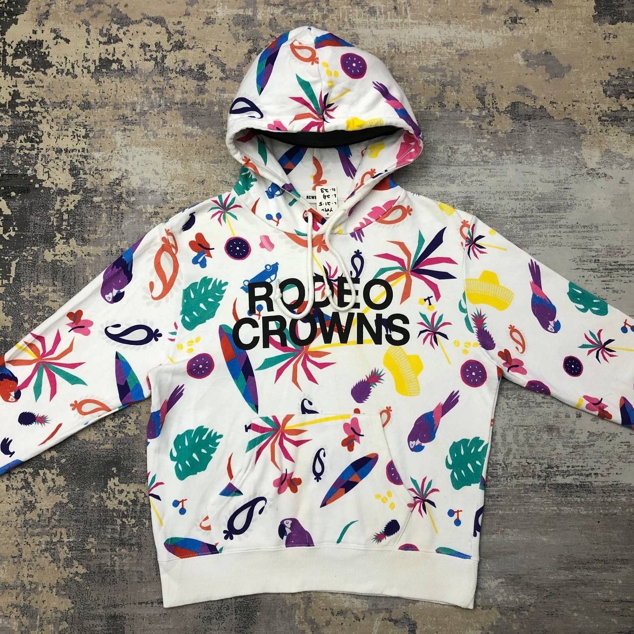 Cowboy Equipment × Japanese Brand Y292 RCWB X RODEO CROWNS FULL PRINT HOODIE Size US S / EU 44-46 / 1 - 1 Thumbnail