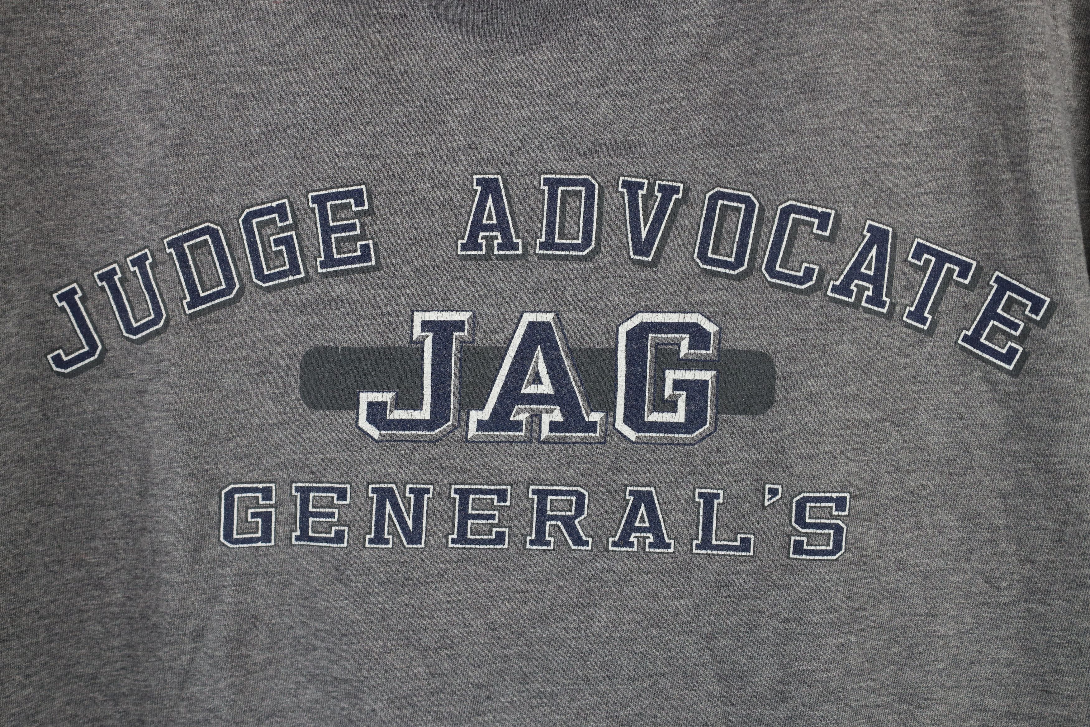 Vintage Vintage 90s Judge Advocate Generals Jag Lawyer T-Shirt Gray Size US L / EU 52-54 / 3 - 4 Thumbnail