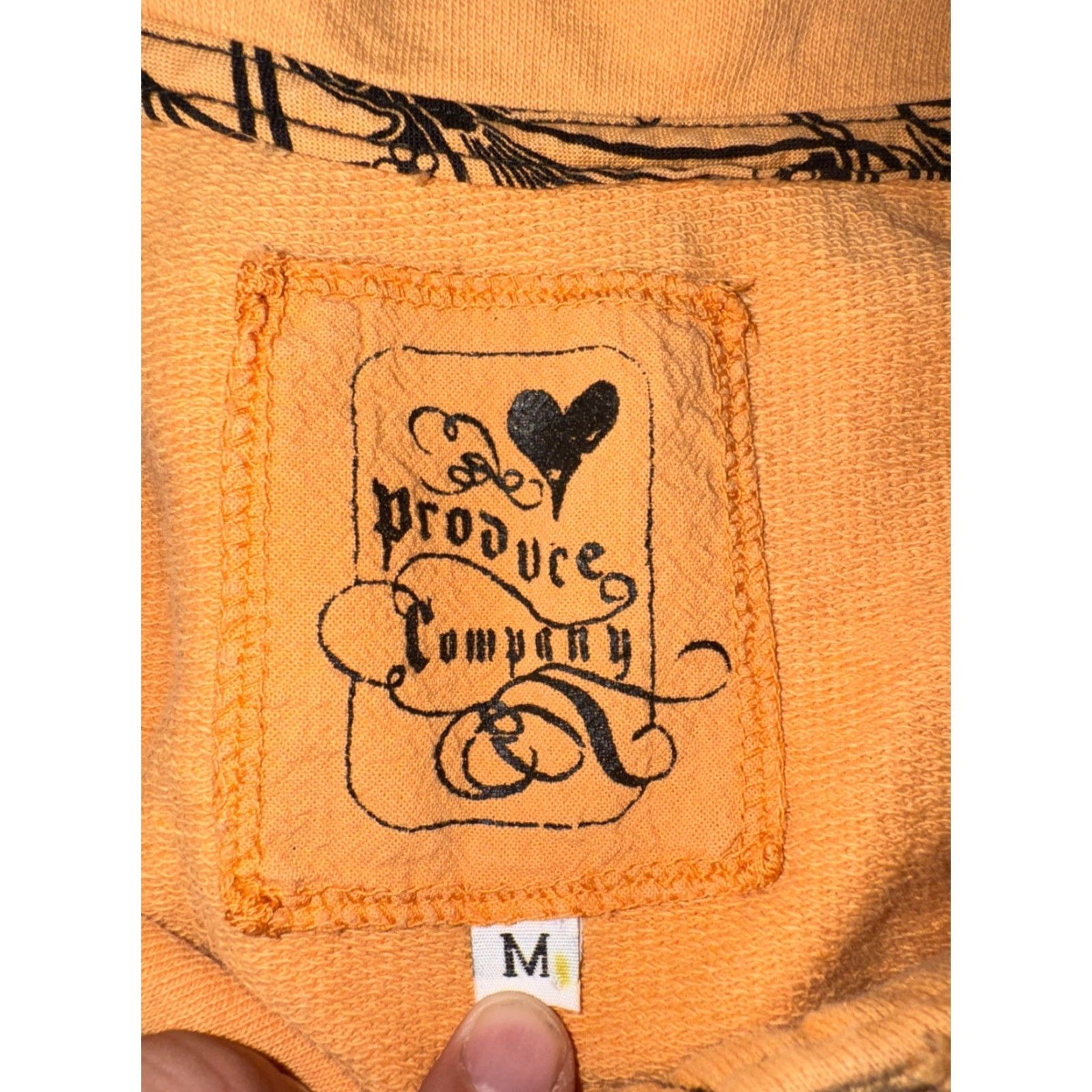 Vintage VINTAGE Produce Company Shirt Women 20x22 100% Cotton Orange Workwear Button-Up Long Sleeve Cropped Size M / US 6-8 / IT 42-44 - 4 Thumbnail