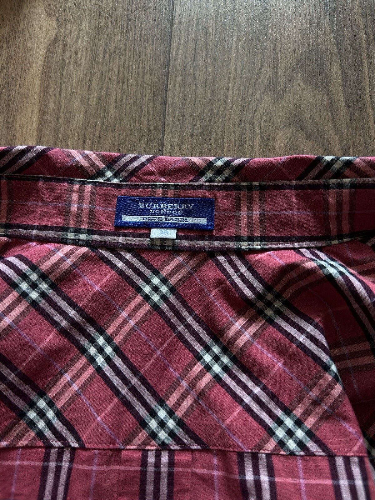Burberry Burberry London Blue Label Womens Plaid Shirt Red Size 38 Size XS / US 0-2 / IT 36-38 - 6 Thumbnail