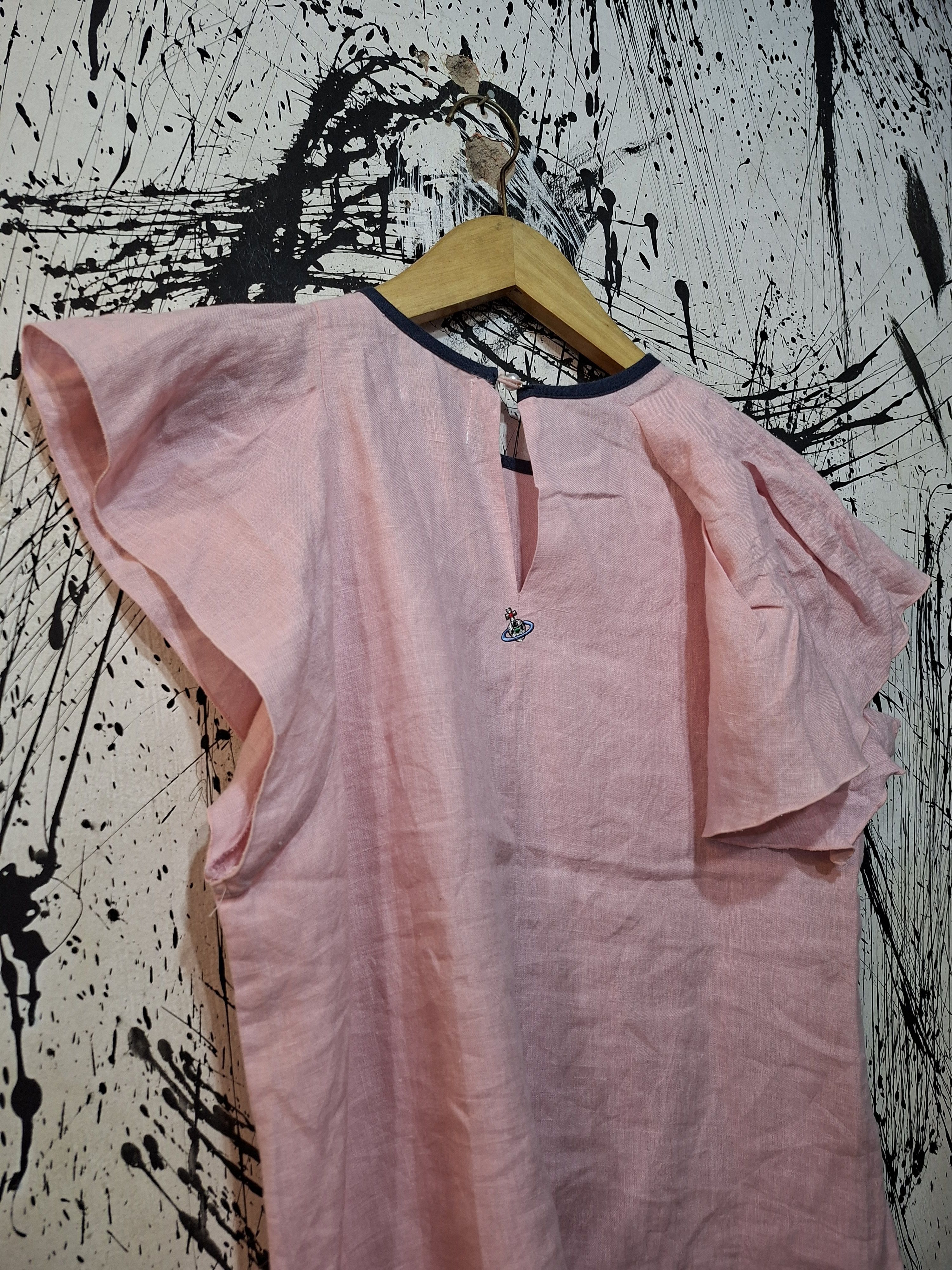 Vivienne Westwood VIVIENNE WESTWOOD LONDON SS 2008 LINNEN BLOUSE Size M / US 6-8 / IT 42-44 - 4 Thumbnail