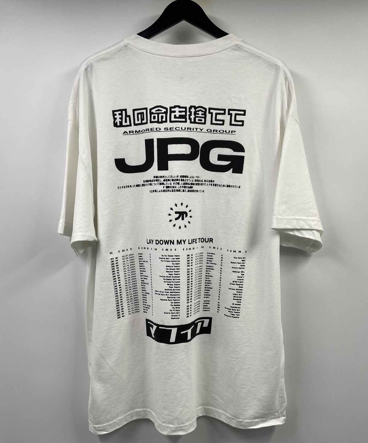Other JPEG Mafia Lay Down My Life Tour White T-Shirt 2XL Size US XXL / EU 58 / 5 - 2 Thumbnail
