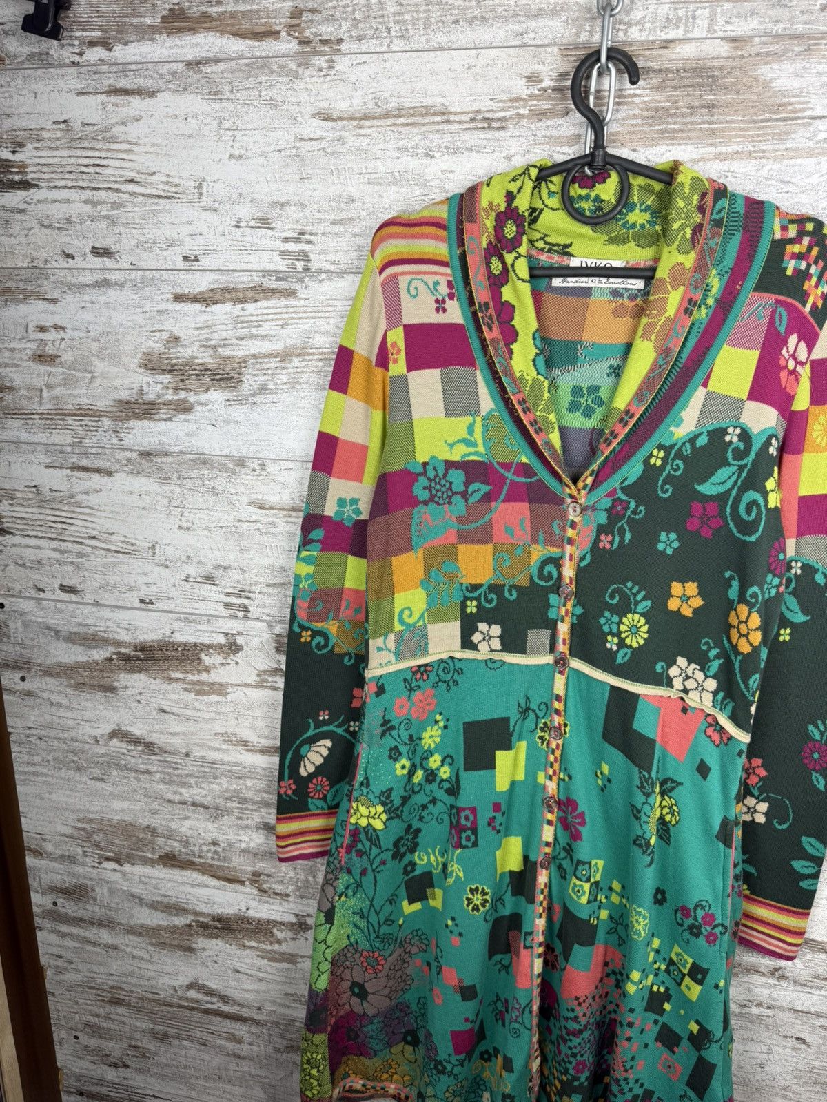 Desigual IVKO Women's Multicolor Coat Size 42 Size M / US 6-8 / IT 42-44 - 3 Thumbnail