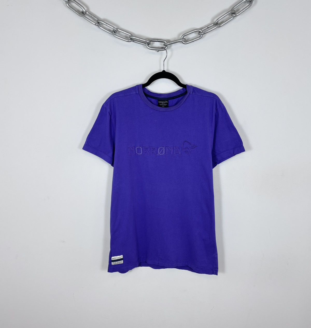 Norrona Norrona Men’s Ultraviolet Purple Cotton Outdoor T-Shirt Tee Size US L / EU 52-54 / 3 - 1 Thumbnail