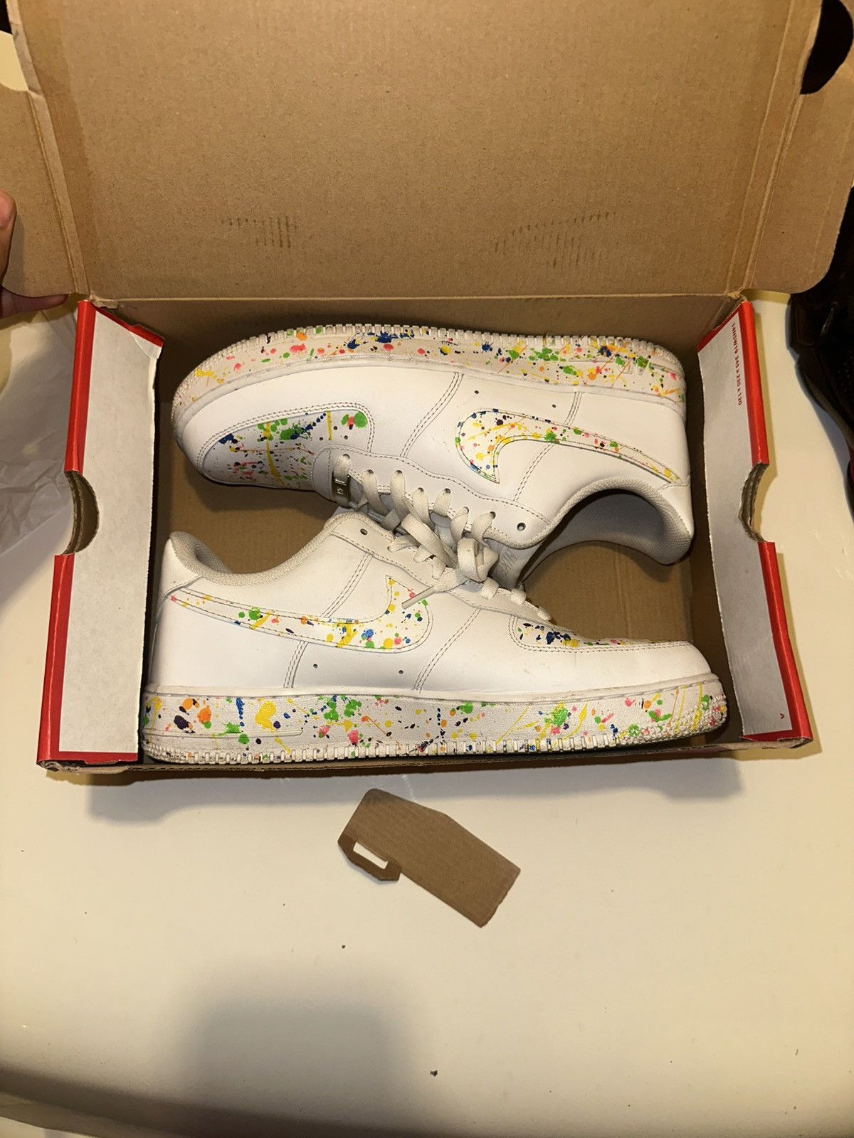 Nike Custom white Air Force 1 Size US 11 / EU 44 - 5 Thumbnail
