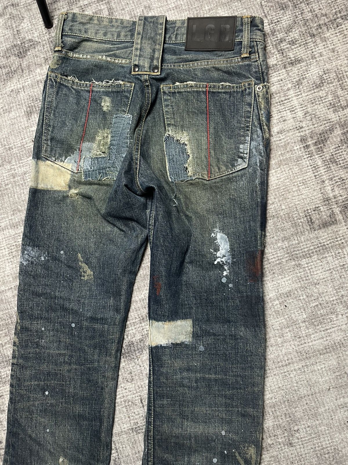 Le Grande Bleu (L.G.B.) L.G.B. distressed Jeans Size US 28 / EU 44 - 10 Thumbnail