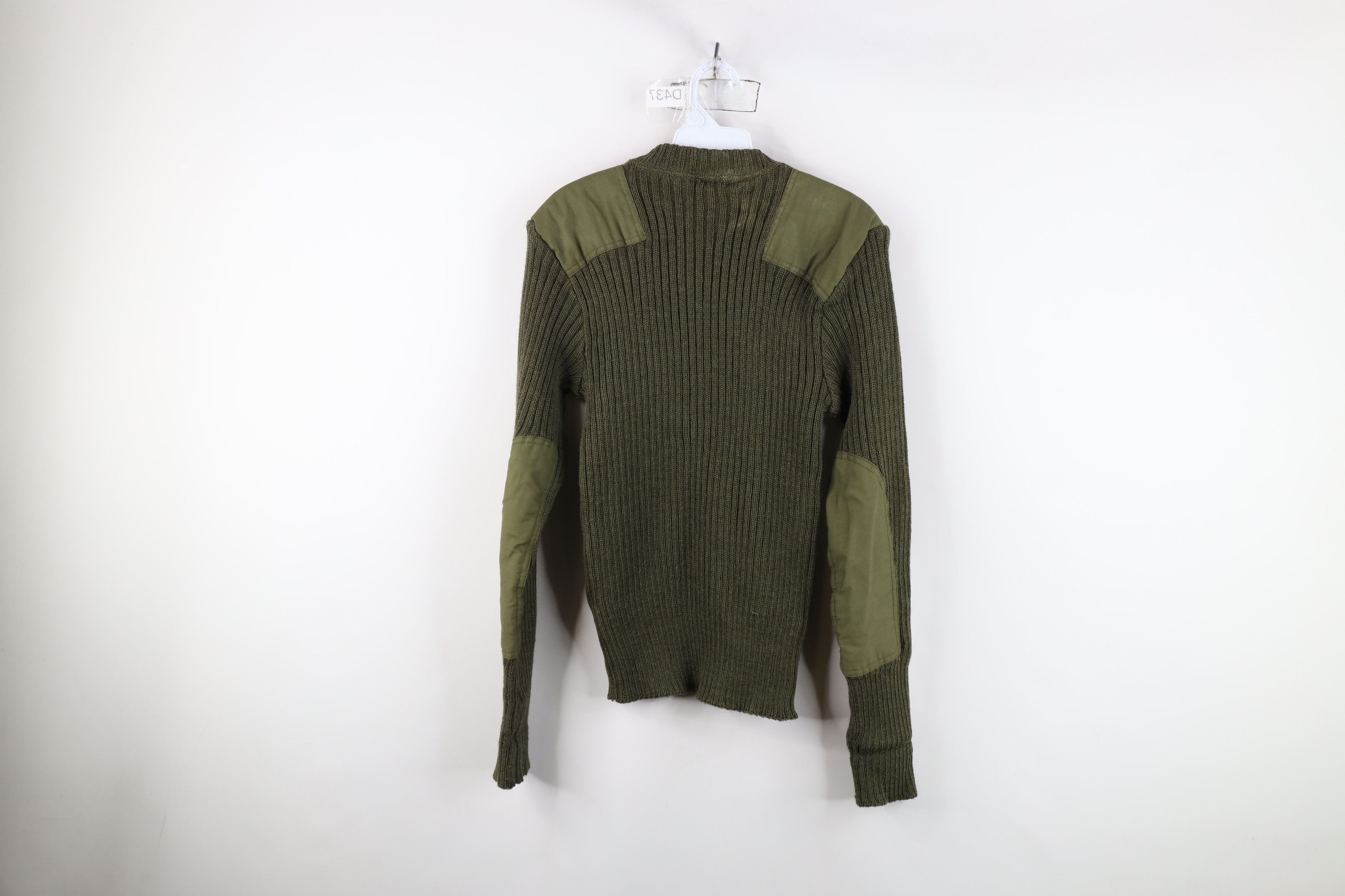 L.L. Bean × Vintage Vintage 70s LL Bean Wool Commando Military Sweater Green Size US M / EU 48-50 / 2 - 13 Thumbnail
