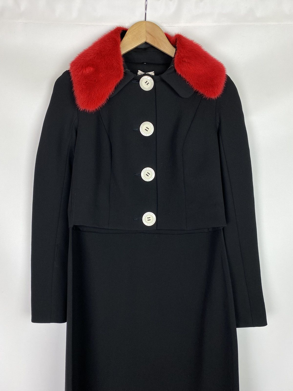 Natasha Zinko BNWT! Natasha Zinko wool tailed assymetrical length coat Size XXS / US 00 / IT 34 - 2 Thumbnail