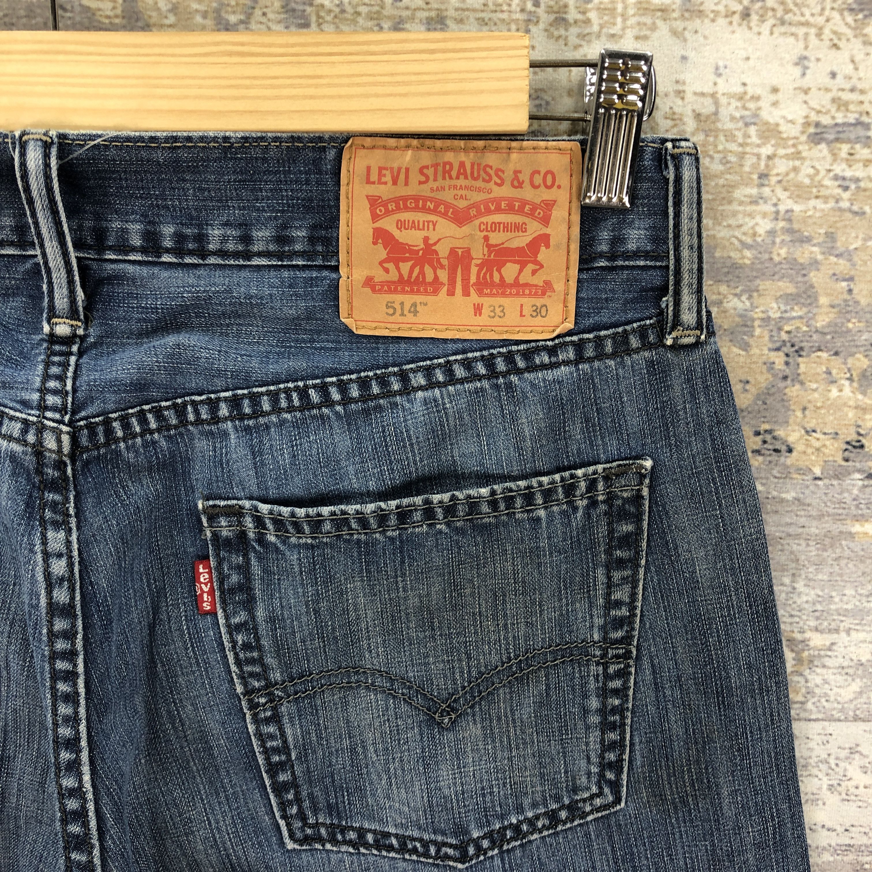 Levi's × Vintage Vintage Y2K Levis 514 Faded Jeans Dirty Levi's Ripped Denim Size US 30 / EU 46 - 5 Thumbnail