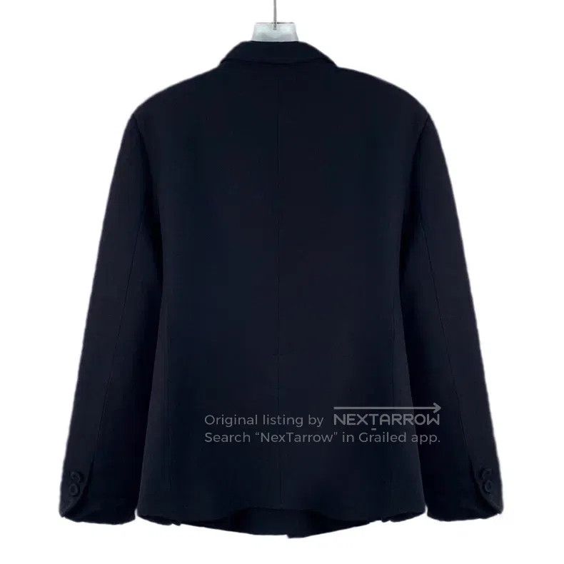 Dior Dior Black wool lapel single-breasted long-sleeved suit ja Size XL / US 12-14 / IT 48-50 - 2 Thumbnail