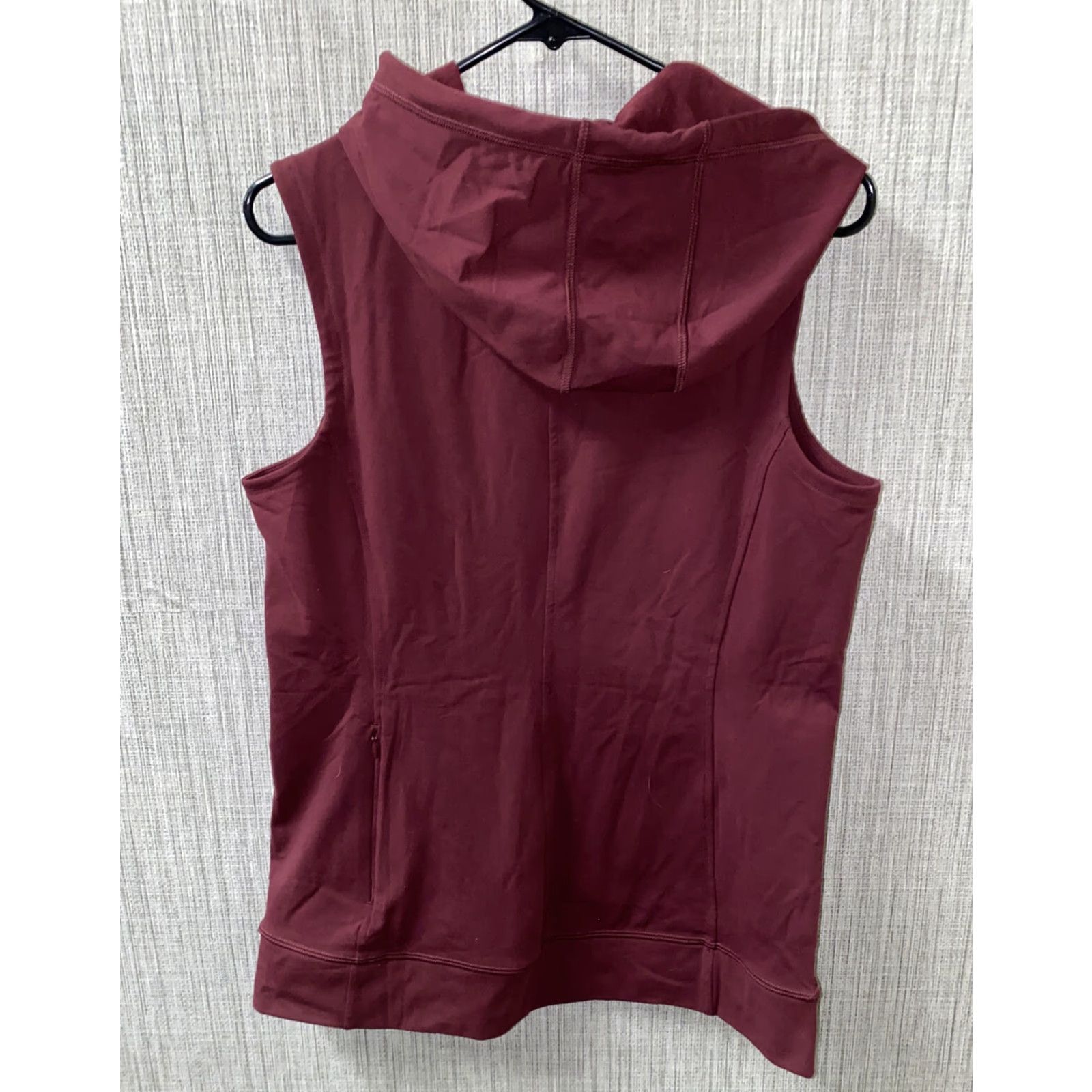 CO Duluth Men's Hoodie Vest Small Maroon Nylon Spandex Casual Sleeveless Jacket Size US S / EU 44-46 / 1 - 4 Thumbnail