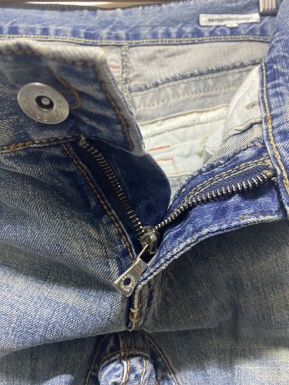 If Six Was Nine × semanticdesign Semantic Design Japan Distressed Goth Denim Jeans Size US 32 / EU 48 - 11 Thumbnail